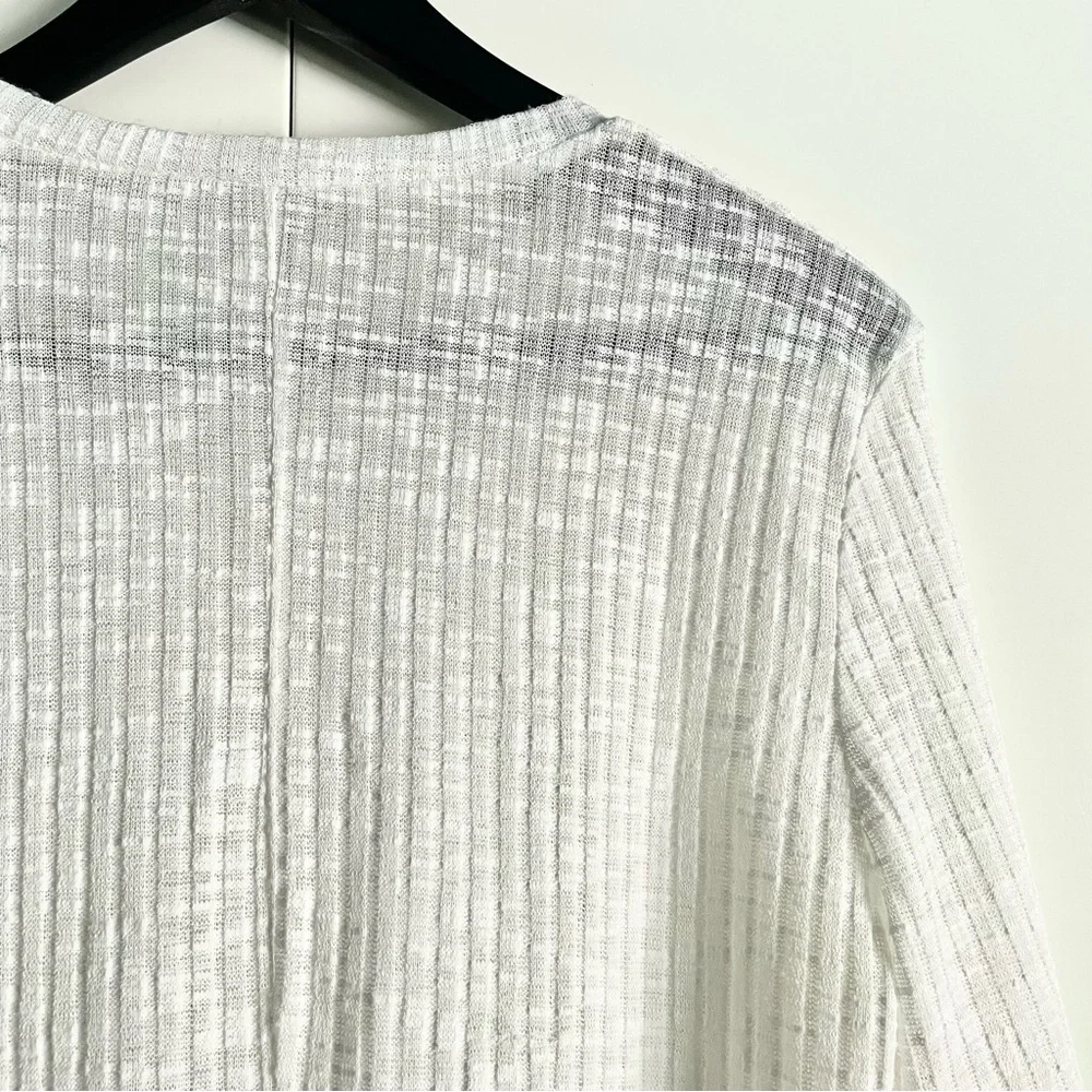 Free People Intimately Aura Layering Top in White Size L EUC
